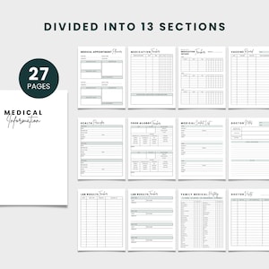 End Of Life Planner, Emergency Binder, Just In Case Binder, Funeral Planner Printable, What If Binder, Household Planner, Legacy Journal image 9