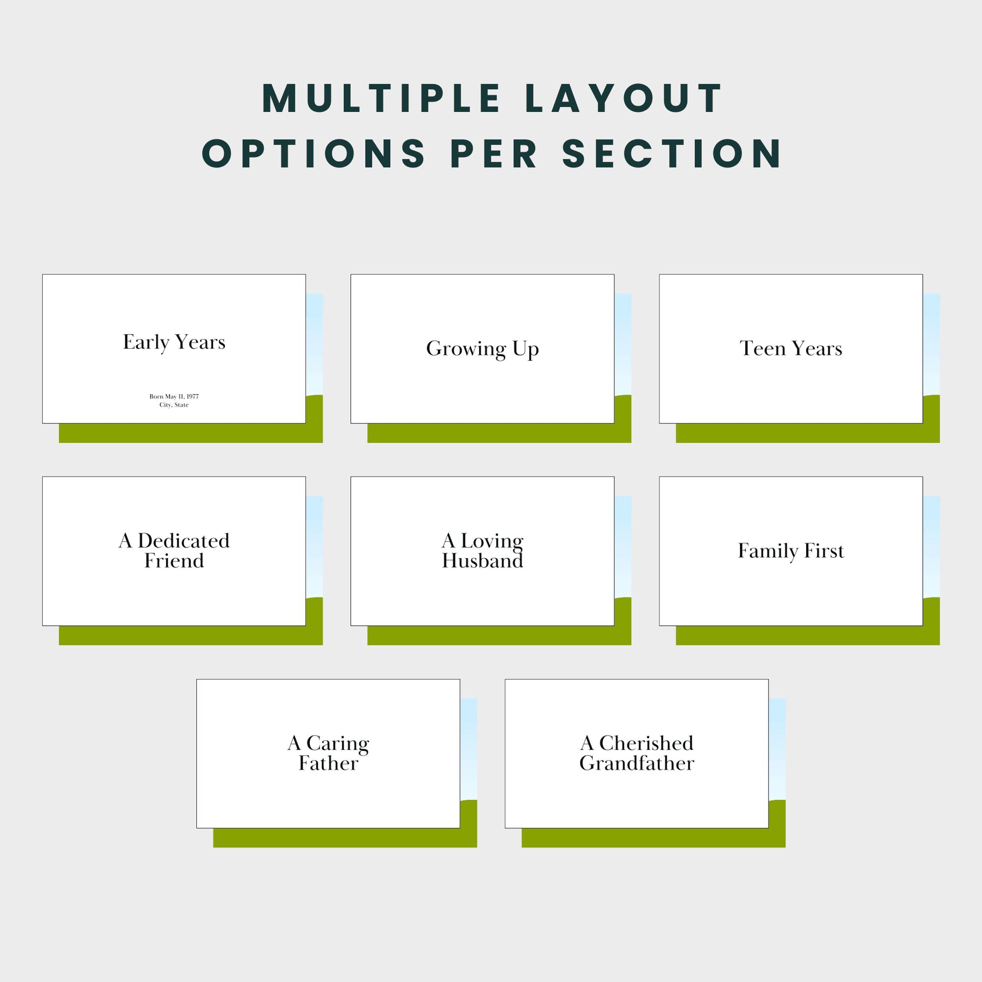 Funeral Slideshow Template, Celebration of Life Slideshow, Minimal ...