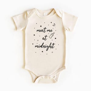 Meet Me at Midnight Onesie®, Funny Newborn Gift, Funny Onesie®, Newborn Baby Onesie®, Bodysuit, Baby Clothing, Baby Onesie®, New Baby Gift