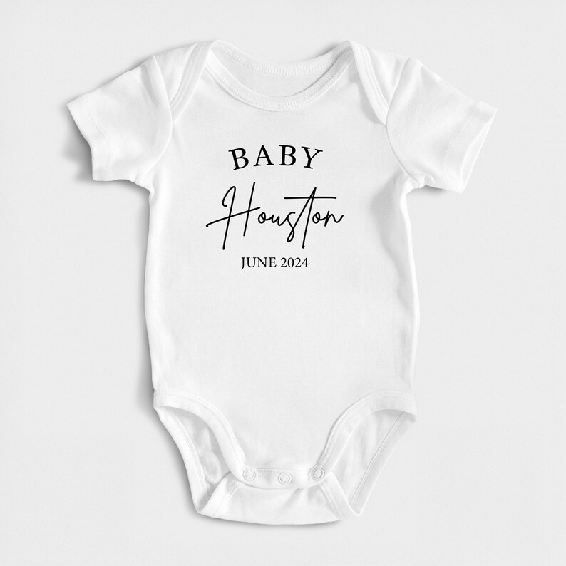 Custom Baby Name Onesie® Organic Cotton Personalized Bodysuit Etsy — free download