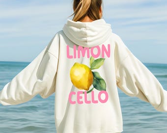 Limoncello Italy Sweatshirt: Coastal Amalfi Lemon Crewneck