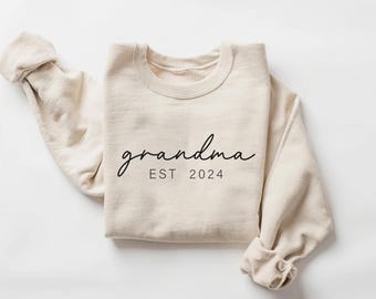 Personalized Grandma Est Sweatshirt, Mother's Day Gift
