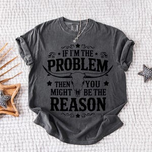 Retro Skull Western Shirt: Comfort Colors Country Music Tee