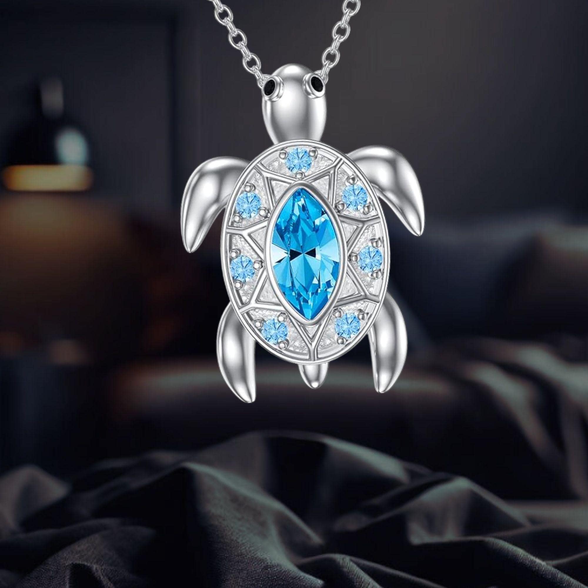 ONEFINITY Meeresschildkröten Halskette Aus 925er Silber - Symbol Für Glück