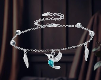 Kolibriearmband sterlingzilveren sieraden voor dames