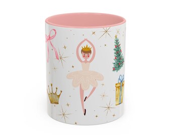 Pastellnussknacker-Kaffeetasse perfekt für die Feiertage!