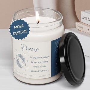 Funny Saying Pisces Zodiac Gift Pisces Astrology Candle Humorous Pisces Gift Astrology Lover Gift Zodiac Pisces Birthday Gift For Friend 9oz