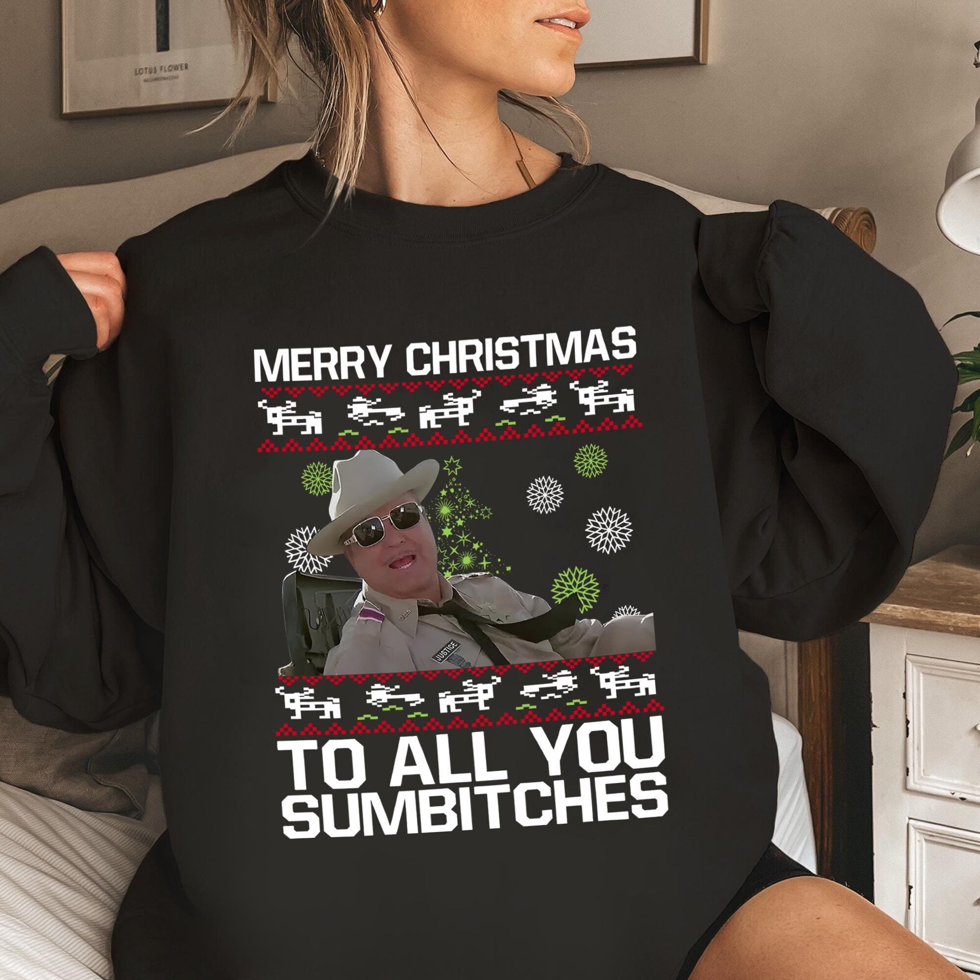 Smokey and the bandit christmas sweater best sale