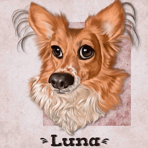 Caricaturas de mascotas, caricaturas personalizadas, retrato de mascotas a pedido, caricaturas digitales, dibujo de tu mascota, ilustracion