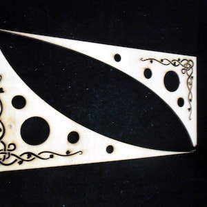 Victorian art-deco Laser-Cut architectural corner/doorway/window pieces, version 1 image 7