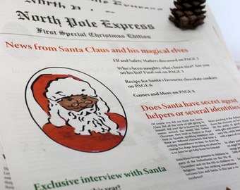 North Pole Express - Christmas Newspaper - News from Santa and his magical elves