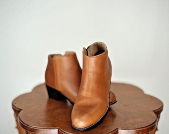 Adelante Leather Handmade to Order Boot US Womens 9B #0134C Guatamala