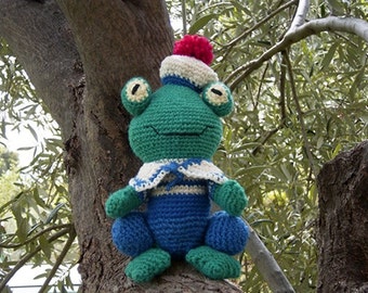 Freddie F. Frog crochet pattern pdf