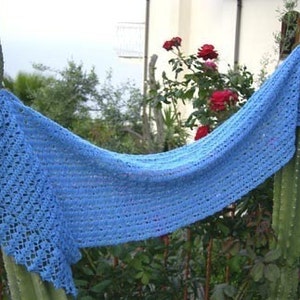 Sweet Memories Lace Shawl  crochet pattern pdf