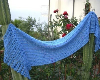 Sweet Memories Lace Shawl  crochet pattern pdf