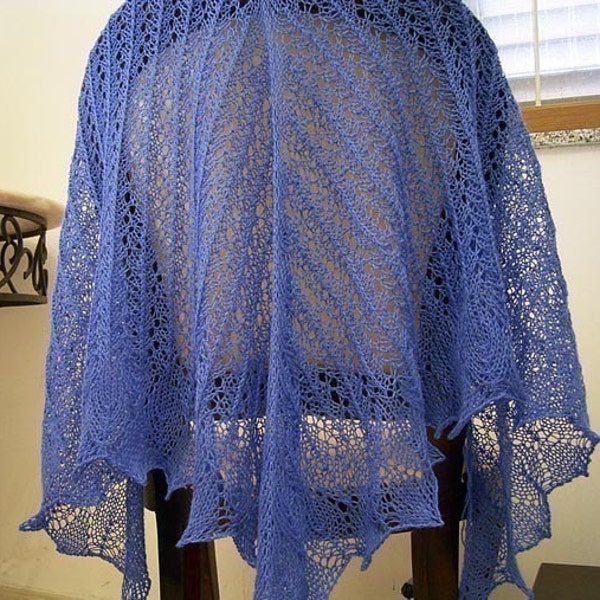 Lace Venezia  Shawl  knitting  pattern pdf
