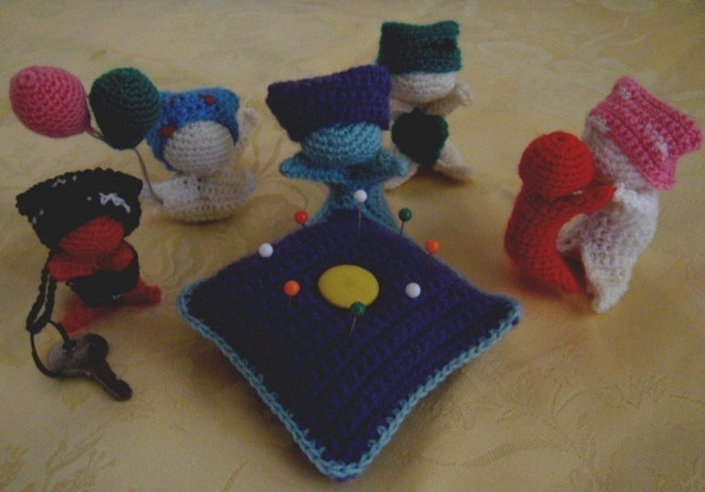 Sarubobo Japanese Charm Dolls amigurumi crochet pattern pdf image 1