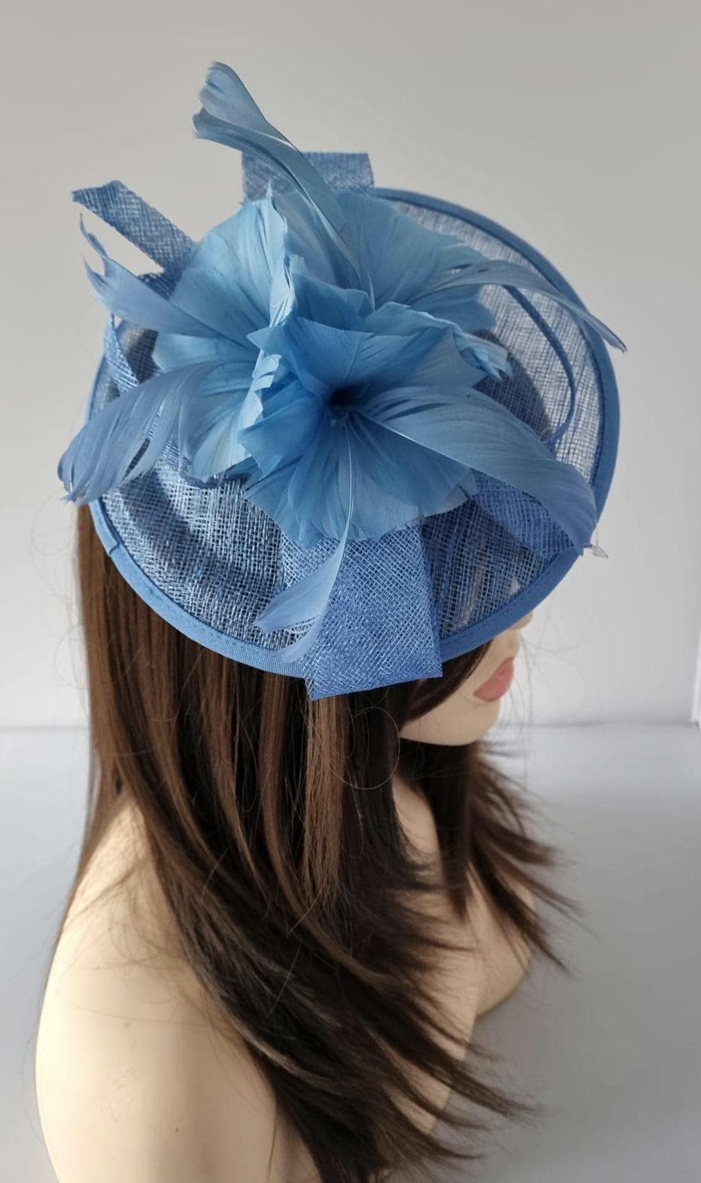 Light Blue Derby Fascinator - Etsy display picture 2
