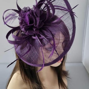 Burgundy Gold Fascinator - Etsy Israel