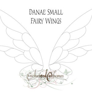 PDF download PATTERN and tutorial for fairy wings Danae Small