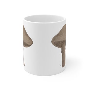 Enchanted Mushroom Ceramic Mug 11oz Tammy's Mushroom design, drop shipped on a mug image 2