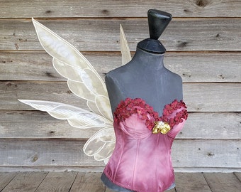 Medium sized Enchanted Danae Fairy Wings infant wings child wings adult wings fairy costume embroidered faery wings-photography prop cosplay