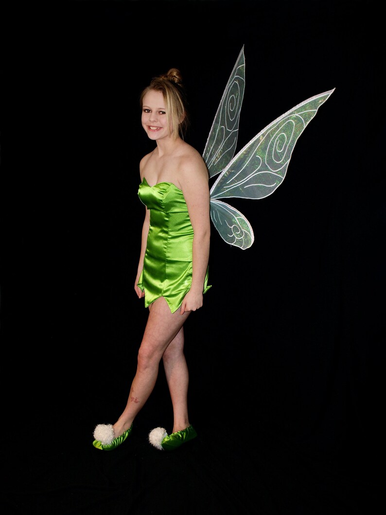 Enchanted Tinkerbell Large Costume Fairy Wings Photography Etsy
