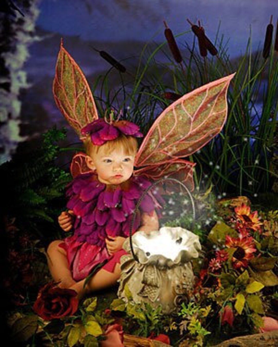 Enchanted Daphne Fairy Wings Fairy Outfit Fae Faery Kid's Fairy Costume
