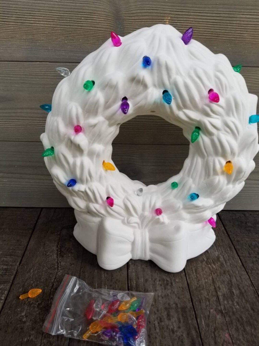 Ceramic Christmas Wreath 