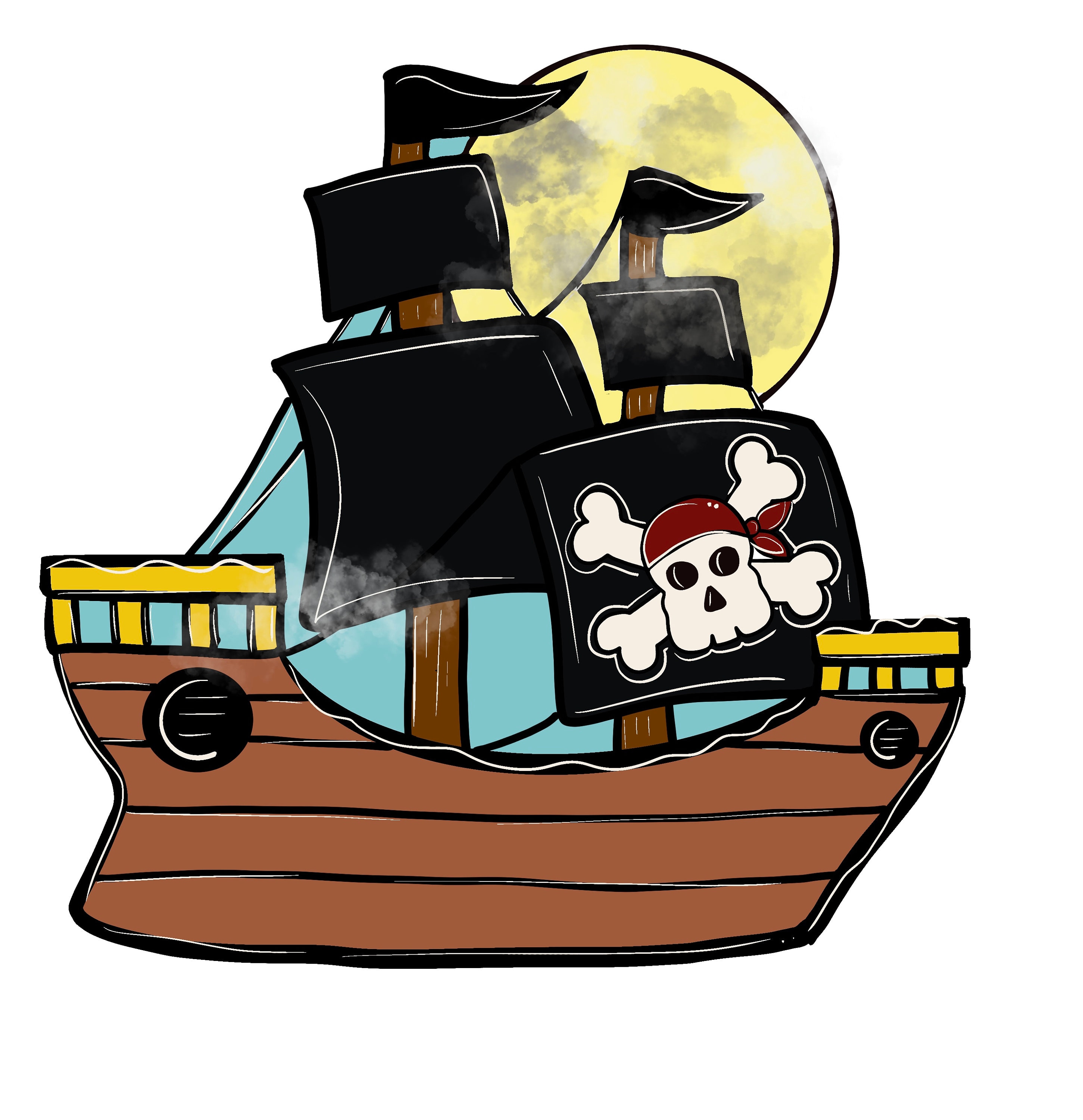 Pirate ship  template, pirate boat template, boat template, pirate template
