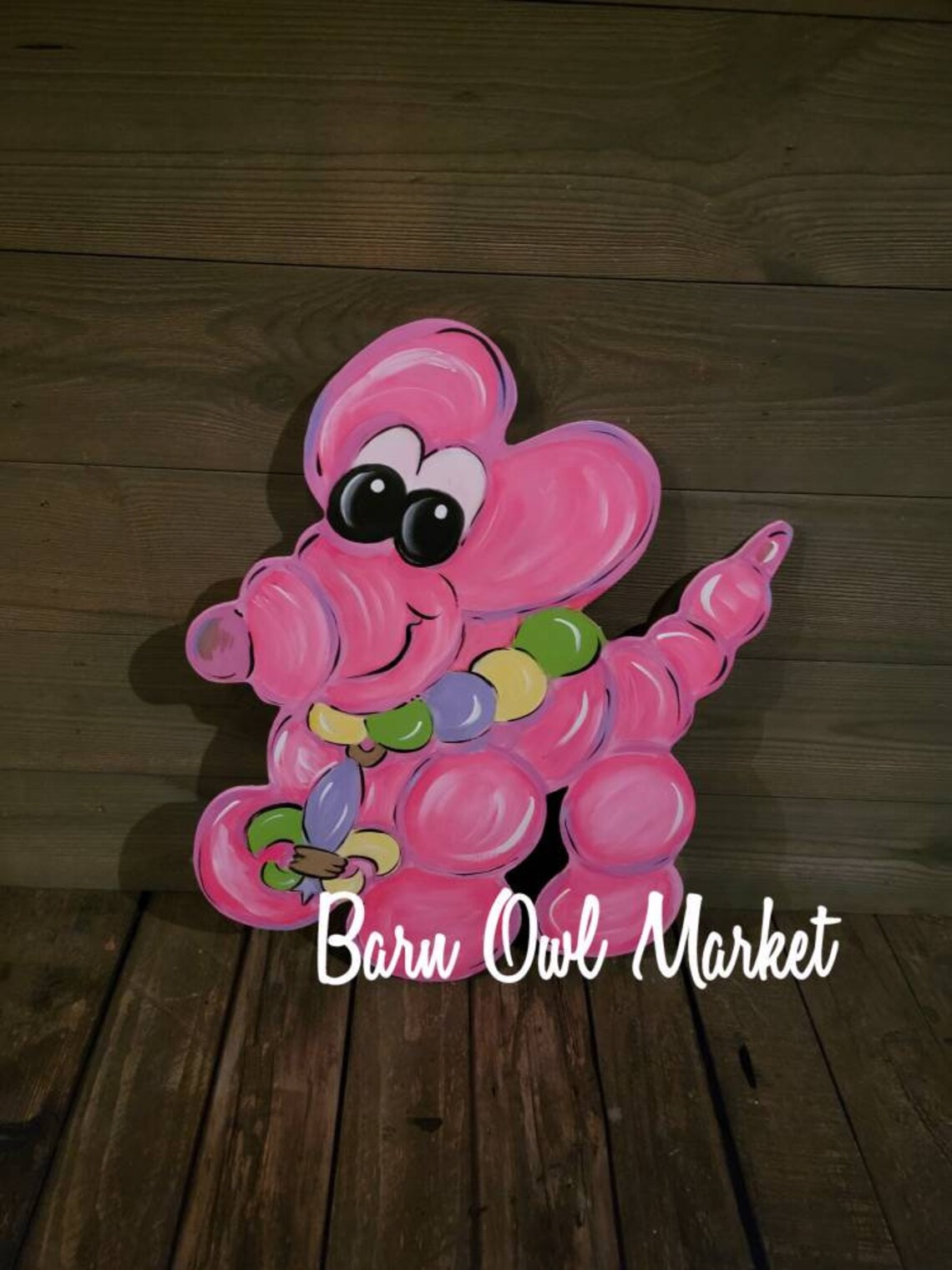 Balloon Dogs Door Hanger Bead Dog Door Hanger Mardi Gras Etsy