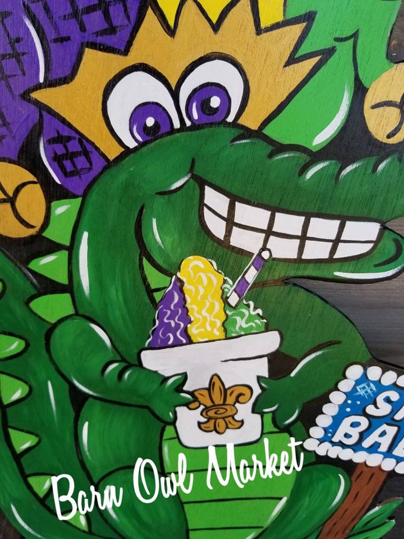 mardi gras burlap door hanger