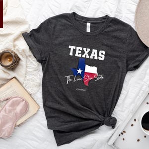 Texas State Flag Shirt, The Lone Star State Pride Tee, Vintage Southern Country Graphic T-Shirt, Texas Gift Idea for Him or Her