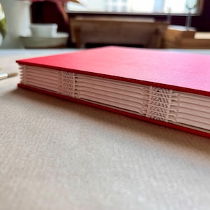 Handgemaakt aquarelschetsboek A5 - 100% katoenpapier, bogen, 185 g/m²