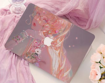 Fantastic Fashion Girl Mac Case; Protective Laptop Case Cover for Macbook Air 15/13; Pro 14/15/16 A3401 2021 2022 M4 2025;New Hardshell Case