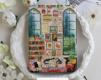 Book Shop Kindle 12th Gen 2024 Case with Hand Strap,All New Kindle Paperwhite Case 1/2/3/4,Kindle 2022,Kindle 10th 11th Cover,Gift for Her