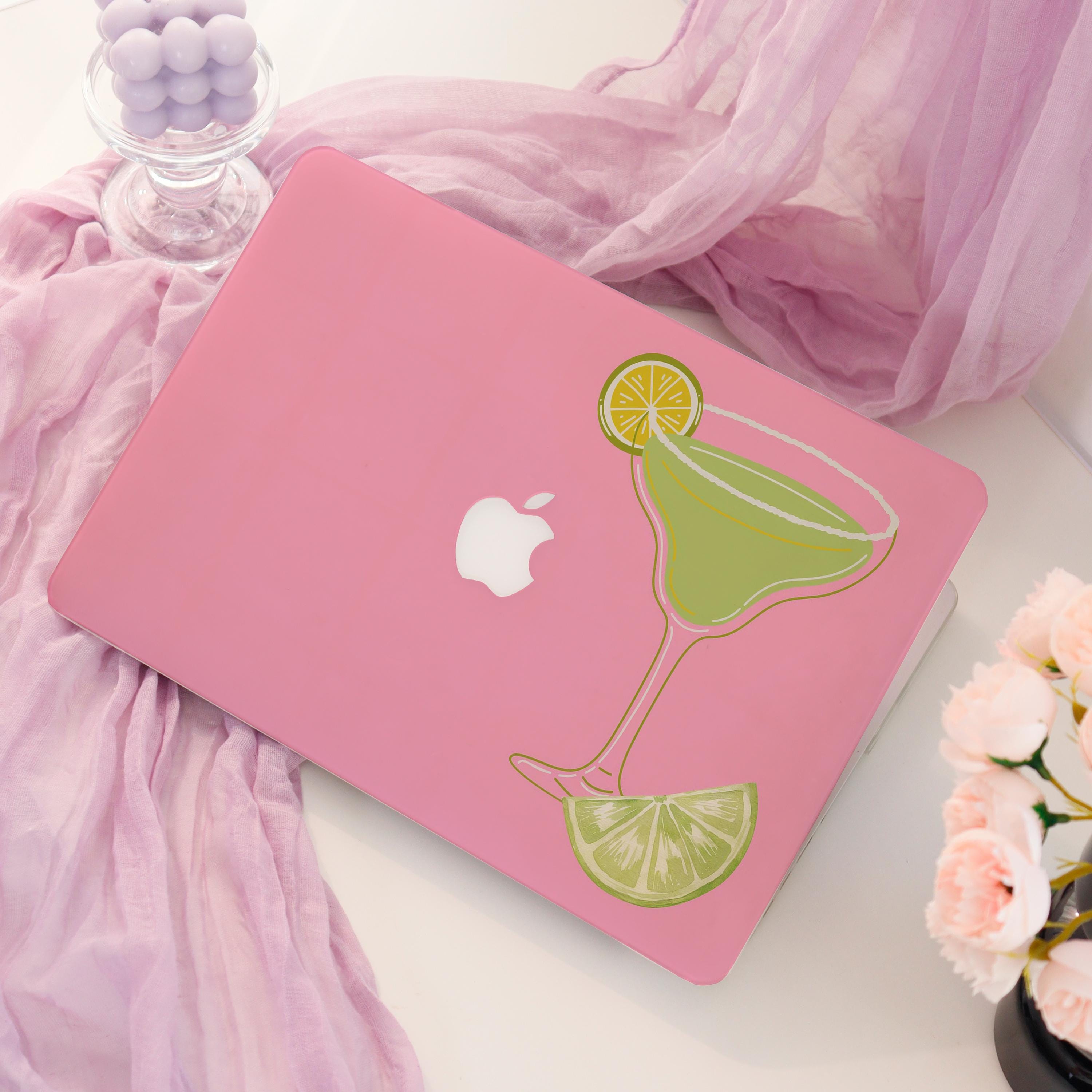 Green Lemon Juice Mac Case; Protective Laptop Case Cover for