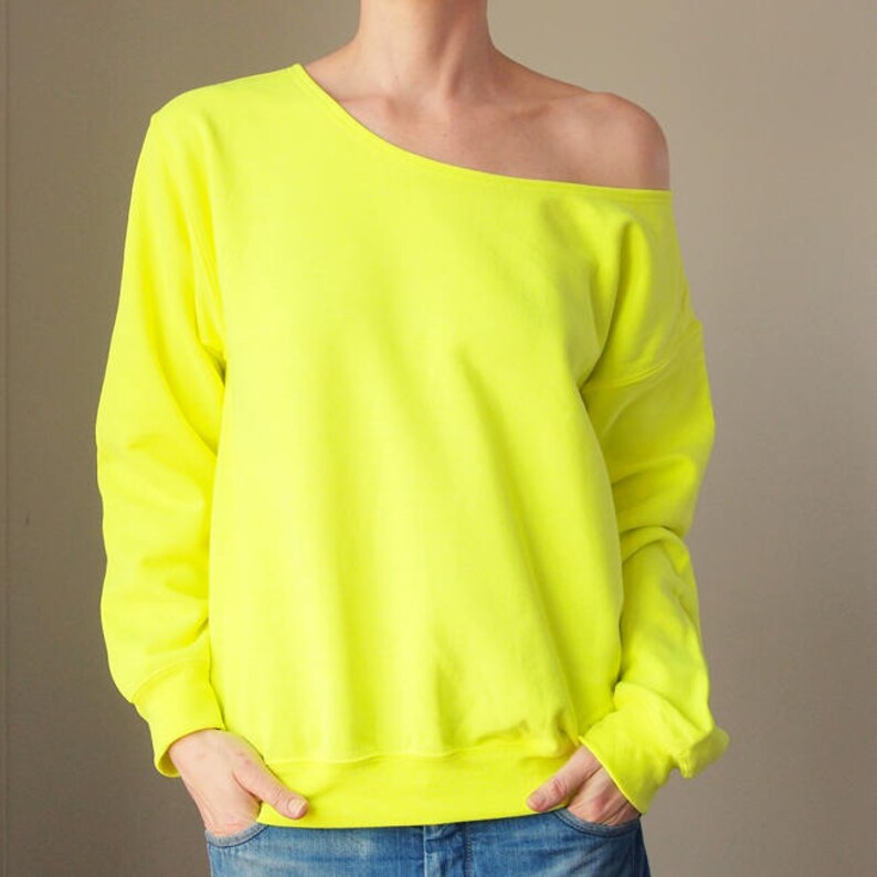 women's slouchy sweatshirt