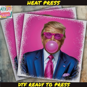 Funny Trump DTF, Trump DTF Transfer, Ready to Press DTF Transfer, Iron on Decal, Election Direct to Film Transfer