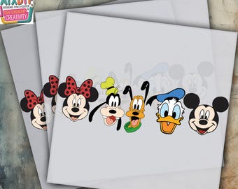 Mickey and Friends DTF, Disney DTF Transfer, Ready to Press DTF Transfer, Iron on Decal, Direct to Film Transfer