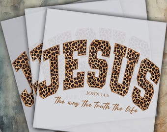 Jesus  DTF, Christian Dtf, Leopard Dtf, Ready to Press DTF Transfer, Making Lemonade Iron on Decal Direct to Film Transfer
