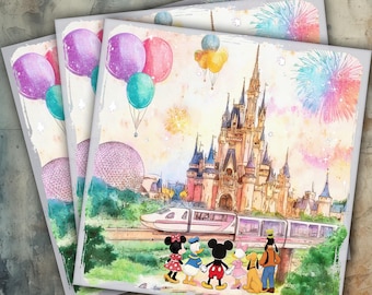 Disney Castle  Ready to Press DTF Transfer ATX2023