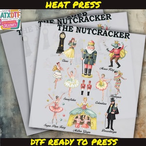 Nutcracker DTF, Christmas Nutcracker DTF Transfer, Ready to Press DTF Transfer, Christmas Gift, Direct to Film Transfer, Iron on Decal