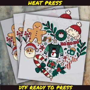 Christmas Dtf, Ho Ho Ho DTF, Christmas Thing DTF Transfer, Ready to Press DTF Transfer, Iron on Decal, Direct to Film Transfer