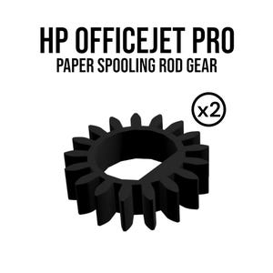 Ingranaggio albero di avvolgimento carta sostitutivo (x2) – Stampante HP OfficeJet Pro 6960 6970 6230 6950 6830