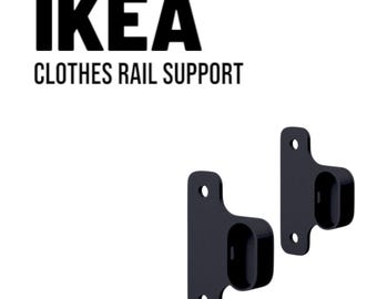 IKEA PAX Komplement kompatible Kleiderstangenhalterungen