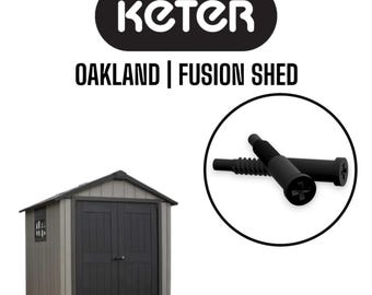 Replacement Pin Screw for Keter Oakland / Fusion Sheds - Pack of 2