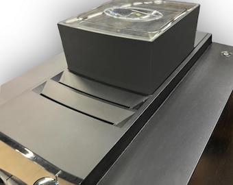 Bean container extension for Jura E4 coffee machine