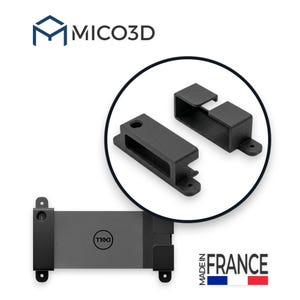 Dell WD19, WD19S, WD19TB, WD19TBS, WD19DC, WD19DCS Docking Station Desktop Mounting Bracket