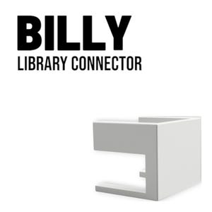 IKEA BILLY本棚用アライメントコネクタ